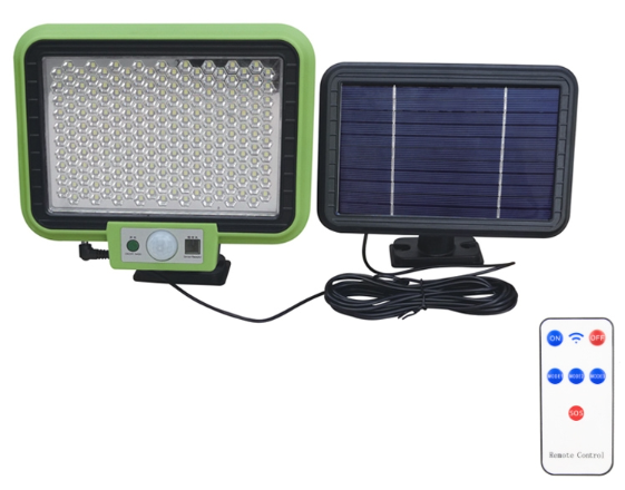 Proiector solar 199 LED cu telecomanda